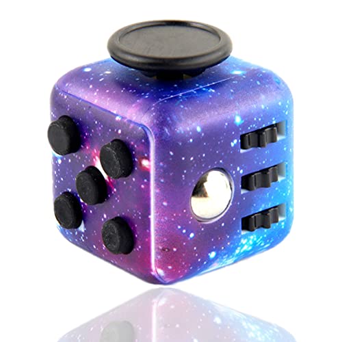 Steemjoey Fidget Toy Cube, Anti-Stress Würfel Spielzeug, Stressabbauendes Galaxy Sinnesspielzeug für Erwachsene und Kinder zum Abbau von Ängsten Steemjoey Fidget Toy Cube, Anti-Stress Würfel Spielzeug, Stressabbauendes Galaxy Sinnesspielzeug für Erwachsene und Kinder zum Abbau von Ängsten von Steemjoey