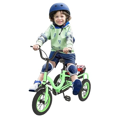 12 Zoll Kinderdreirad, Kinderfahrräder 3 Rad Fahrrad Dreirad Fahrräder mit Einkaufskorb Single Speed Dreirad Fahrrad Kinderfahrrad für 2-5 Jahren Jungen Mädchen von Steeviuzj