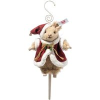 STEIFF 007262 Santa Maus Ornament, 12 cm von Steiff