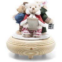 STEIFF 007552 Weihnachtssänger Teddybären-Set auf Musikbox von Steiff