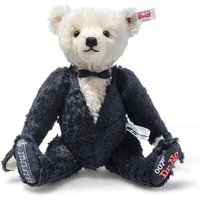 STEIFF 007613 James Bond Dr No Teddybär mit Musikwerk, Mohair, 30 cm, schwarz von Steiff