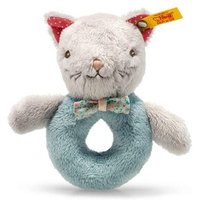 STEIFF 241116 Blossom Babies Katze Greifring mit Rassel 12 cm grau/petrol STEIFF 241116 Blossom Babies Katze Greifring mit Rassel 12 cm grau/petrol von Steiff