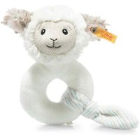 STEIFF 242328 Soft Cuddly Friends Lita Lamm Greifling mit Rassel, creme 14 cm von Steiff