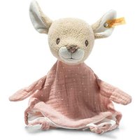 STEIFF 242427 GOTS Raja Reh Schmusetuch, beige/rosa 30 cm von Steiff