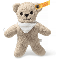 STEIFF 242786 Knister-Teddybär Noah mit Rassel beige, 12 cm von Steiff