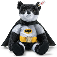 STEIFF 356162 Teddybär Batman 30 cm, RMS, schwarz von Steiff