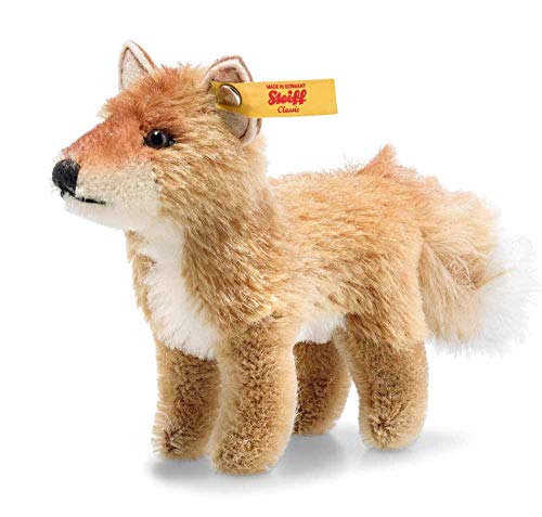 Steiff 033544 Kuscheltier Fuchs rotbraun 12 cm National Geographic inkl. Box Plüschtier Stofftier Baby Kinder Spielzeug Mohair von Steiff