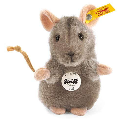 Steiff 056222 10 grau aufwartend Piff Maus, 10 cm von Steiff