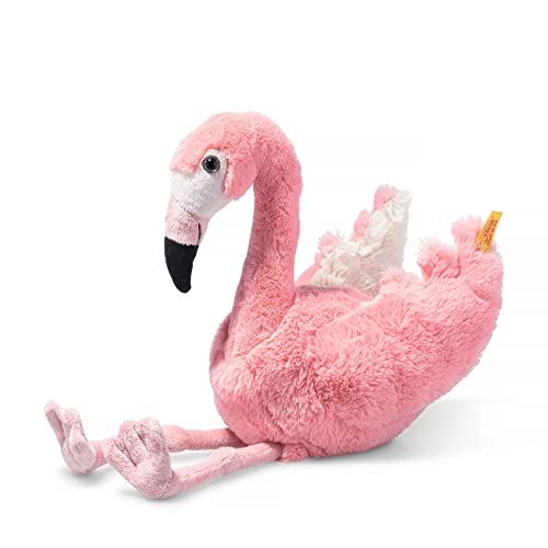 Steiff 063992 Soft Cuddly Friends Jill Flamingo, Bridal Rose, 30cm von Steiff