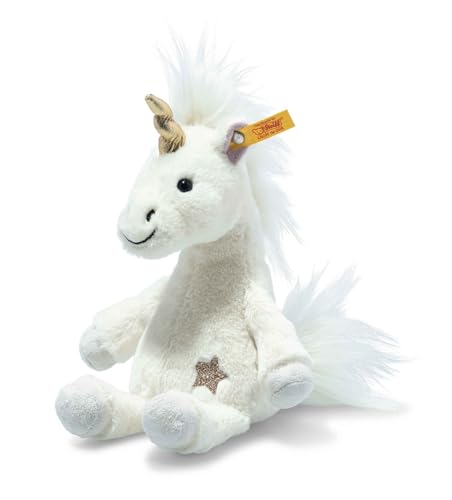 Steiff 067655 Unica Schlenker Einhorn - 20 cm - Kuscheltier - Weiss, Whisper White Steiff 067655 Unica Schlenker Einhorn - 20 cm - Kuscheltier - Weiss, Whisper White von Steiff