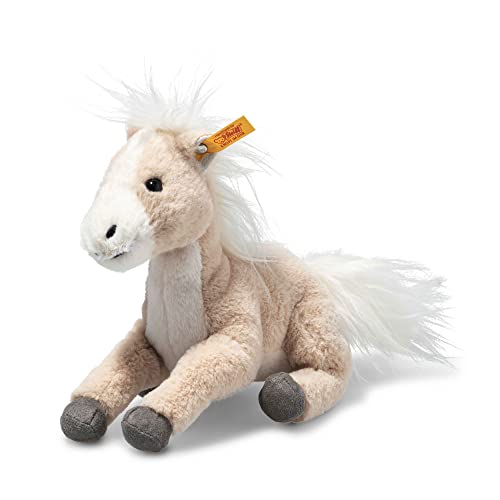 Steiff 074349 Soft Cuddly Friends Gola Floppy Horse, White, 18 cm von Steiff