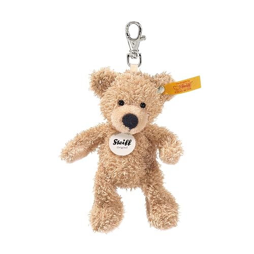 Steiff 111600 Teddyb.Fynn 12 beige Fynn Teddy Bear Schlüsselanhänger, Tierdruck, 12 cm von Steiff