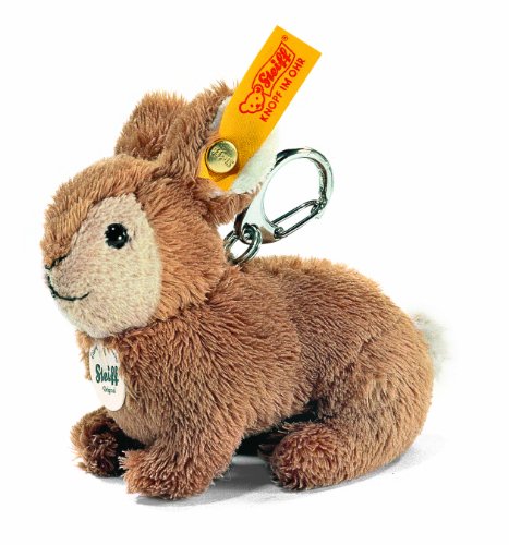 Steiff 112003 - Schlüsselanhänger Hase 10 cm braun sitzend von Steiff