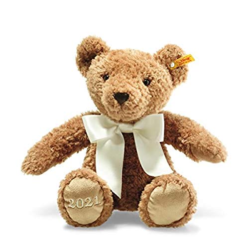 Steiff 113536 Teddybär Cosy Year 2021, Plüsch, 34 cm, braun von Steiff