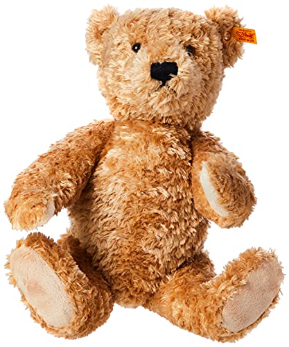 Steiff Kuscheltier Elmar Teddybär, Süßes Stofftier mit Kunststoffaugen, Kinder, Jungen & Mädchen, Plüschtier 40 cm, Beige, 022463 von Steiff