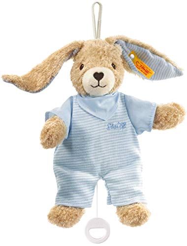 Steiff 237515 Hoppel Spieluhr 20 blau Hase, 20 cm von Steiff