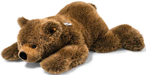 Steiff Kuscheltier Urs Braunbär, Süßes Stofftier mit Kunststoffaugen, Kinder, Jungen & Mädchen, Plüschtier 90 cm, Hellbraun, 070068 von Steiff