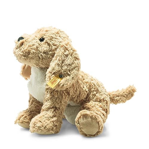 Steiff Soft Cuddly Friends Berno Goldendoodle 26 cm, Kuscheltier für Kleinkinder & Kinder, weich und kuschelig, waschmaschinenfest, Beige von Steiff