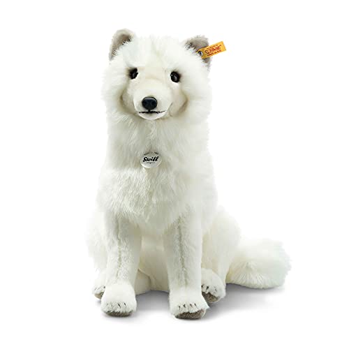 Arkin Polarfuchs - 37 cm - Kuscheltier für Kinder – kuschelig & weich - waschbar – weiß (355707) von Steiff