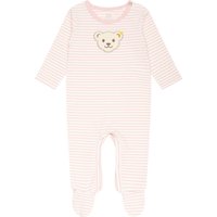 Steiff Baby-Strampler - Damen - Gr. 80 - rosa/gestreift Steiff Baby-Strampler - Damen - Gr. 80 - rosa/gestreift von Steiff