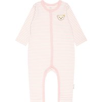 Steiff Baby-Strampler mit Knopfleiste - Baby - Gr. 68 - rosa/gestreift Steiff Baby-Strampler mit Knopfleiste - Baby - Gr. 68 - rosa/gestreift von Steiff