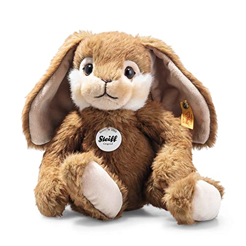 Steiff 067471 Bommel Schlenker-Hase - 28 cm - Kuscheltier - braun von Steiff