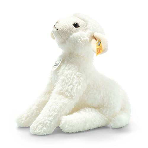 Steiff Hanni Schlenker-Lamm-25 cm-Kuscheltier für Kinder-weich & kuschelig-waschbar-Creme (103544), 25 cm von Steiff