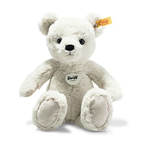 Steiff Kuscheltier Heavenly Hugs Benno Teddybär, Süßes Stofftier mit Kunststoffaugen, Kinder, Jungen & Mädchen, Plüschtier 29 cm, Creme, 113710 von Steiff