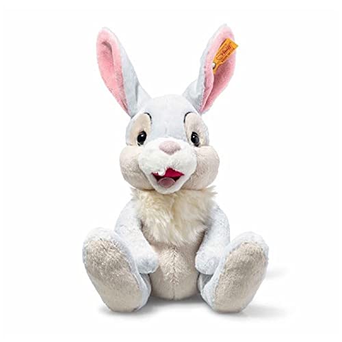 Steiff Klopfer Hase sitzend Disney - 21cm Kuscheltier für Babys - weich & waschbar - bunt (024627), Weiß von Disney