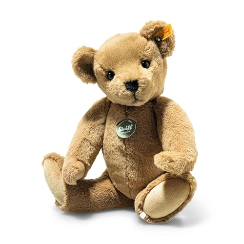 Steiff Lio Teddybär braun 35 cm, Teddies for Tomorrow, Kuscheltier Teddy, Stofftier Bär aus kuschelweichem Plüsch, Flauschiges Plüschtier zum Spielen & Kuscheln, waschmaschinenfest von Steiff