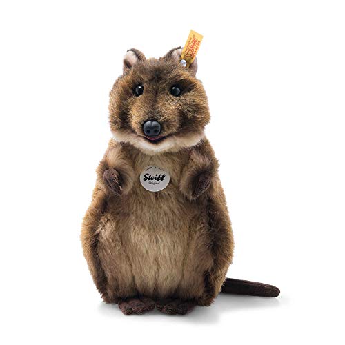 Steiff Kuscheltier Quokka Skippy, Süßes Stofftier mit Namen, Jungen, Mädchen & Babys ab 0 Monaten, Känguru, Plüschtier, 25 cm klein, 355660 von Steiff