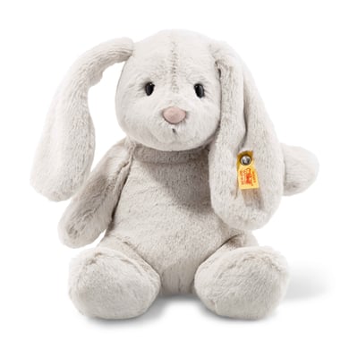 Steiff Soft Cuddly Friends Hoppie Hase, hellgrau, 28 cm von Steiff