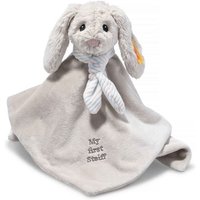 Steiff - Soft Cuddly Friends Hoppie Hase Schmusetuch 26 hellgrau von Steiff