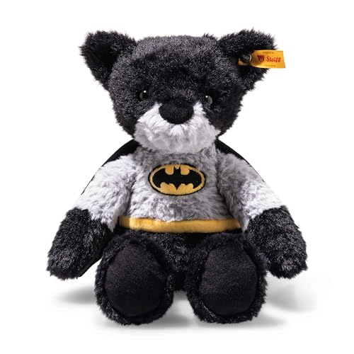 Steiff Teddybär Batman 29cm bunt, Kuscheltier Superheld, ideal für Kinder und Fans, Plüsch Bär im Batman Look, aus kuschelweichem Plüsch, waschmaschinenfest Steiff Teddybär Batman 29cm bunt, Kuscheltier Superheld, ideal für Kinder und Fans, Plüsch Bär im Batman Look, aus kuschelweichem Plüsch, waschmaschinenfest von Steiff