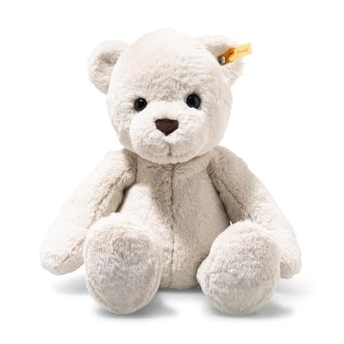 Steiff Teddybär Robby 42cm Creme, Teddy-Bär zum Kuscheln und Spielen für Kinder, aus kuschelweichem Plüsch, Stofftier-Teddy beweglich, waschmaschinenfest von Steiff