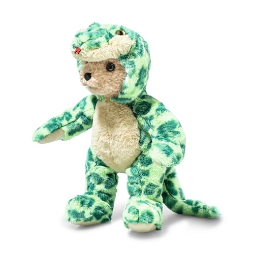 Steiff Teddybär mit Hoodie Schlange 27 cm, Kuscheltier Teddy, Flauschiges Stofftier zum Spielen & Kuscheln, Bär aus kuschelweichem Plüsch, waschmaschinenfest von Steiff