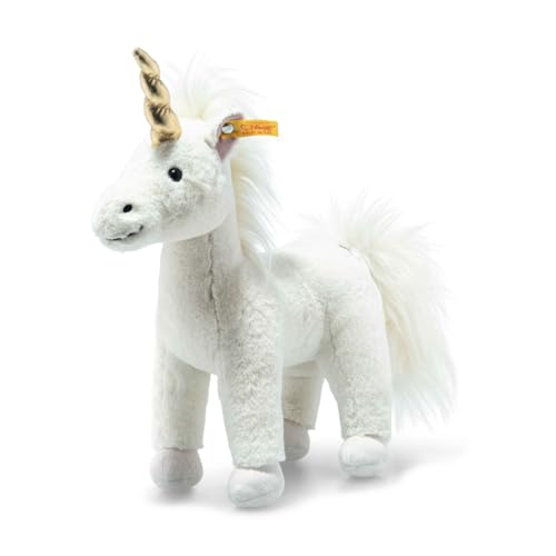 Steiff 067662 Unica Einhorn - 27 cm - Weiss stehend, Whisper White von Steiff