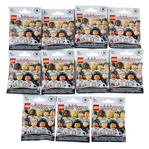 Lego® 71014 DFB Minifiguren Fußball Nationalmannschaft – 11x Tüten – Sammlerfiguren zum Tauschen & Spielen von Stein-Experte