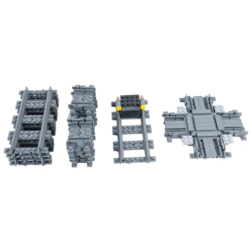 Lego® City Eisenbahn Schienen Set – Kreative Streckengestaltung mit Schienen, Kreuzung & Prellbock | Perfekt für grenzenlosen Zugspaß! von Stein-Experte