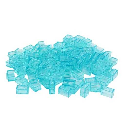 Lego® Classic 1x2 Steine Transparent Hellblau – 100 Stück – Perfekt für kreative Bauideen! von Stein-Experte