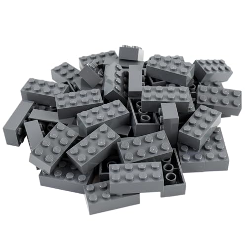 Lego® Classic 2x4 Steine – 50x Dunkelgrau für anspruchsvolle Bauprojekte & kreative Meisterwerke! von Stein-Experte