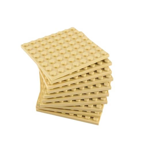 Lego® Classic 8x8 Bauplatten Hellbeige – 10 Stück – Perfekte Basis für Deine Bauprojekte! von Stein-Experte