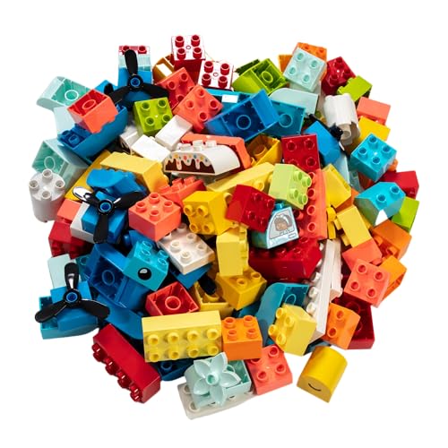 Lego® DUPLO® Sondersteine – 120x Bunte Bausteine | Gemischte Formen & Größen | Perfekt für kreative Bauprojekte von Stein-Experte