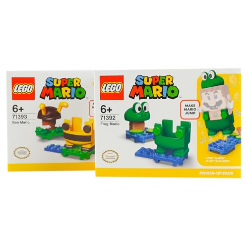 Lego® Super Mario Doppelpack – Bienenanzug & Froschanzug (71393 + 71392) | Springen, Summen & Abenteuer erleben! von Stein-Experte