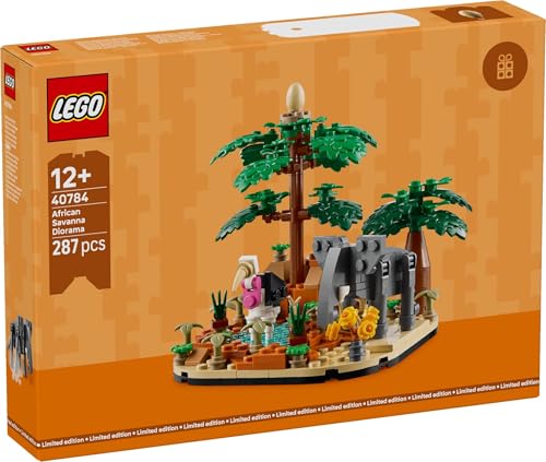 Lego 40784 Diorama Afrikanische Savanne – Exklusives Tierwelt-Bauset mit Giraffe, Flamingo & Löwe | Natur-Deko & Geschenk für Kinder, Sammler & Fans exotischer Lego Landschaften Lego 40784 Diorama Afrikanische Savanne – Exklusives Tierwelt-Bauset mit Giraffe, Flamingo & Löwe | Natur-Deko & Geschenk für Kinder, Sammler & Fans exotischer Lego Landschaften von Stein-Experte