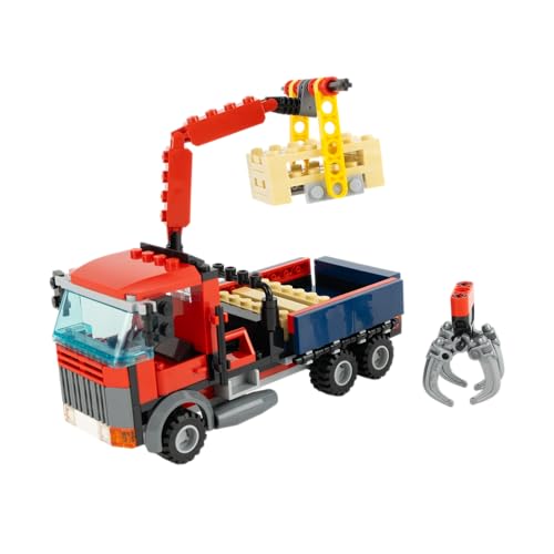 Lego City MOC LKW mit Ladekran, 3 Paletten und Minifigur – 211-teiliges Lego Set für kreative MOC-Fahrzeugbauer Lego City MOC LKW mit Ladekran, 3 Paletten und Minifigur – 211-teiliges Lego Set für kreative MOC-Fahrzeugbauer von Stein-Experte