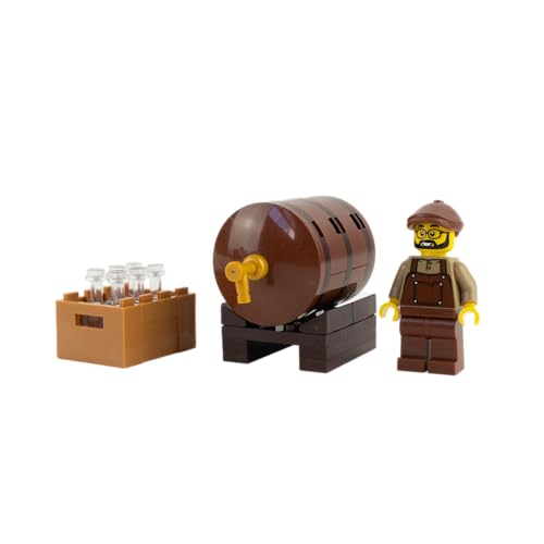 Lego MOC Winzer mit Weinfass und Minifigur – 39-teiliges Diorama zum Bauen für Sammler und MOC-Fans Lego MOC Winzer mit Weinfass und Minifigur – 39-teiliges Diorama zum Bauen für Sammler und MOC-Fans von Stein-Experte