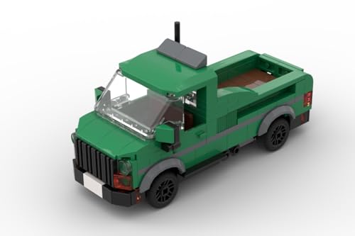 Steinchenshop Klemmbaustein Auto City Grüner Pick-Up kompatibel mit den Bausteinen vom Marktführer aus Dänemark (ST-77002) von Steinchenshop