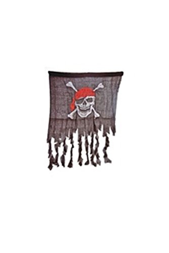 Abgenützte Piratenflagge (90Cm x 60Cm) von Stekarneval