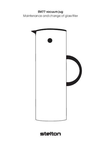 Stelton EM 77 Thermokanne Edelstahl 1l 900 von Stelton